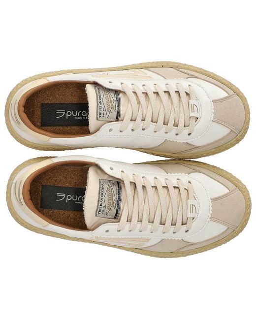 PURAAI White 1.01 Vintage Coconut Milk Sneaker