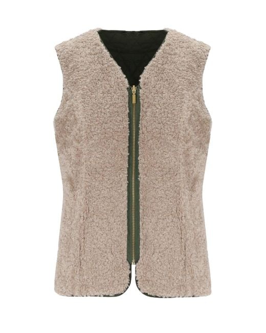 Barbour Green Markenfield Olivgrüne Wendeweste