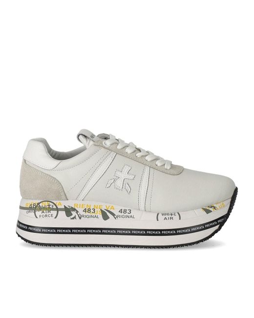 Premiata Beth 5603 Sneaker in het White