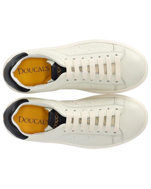 Doucal's Natural Katay Cream Sneaker for men
