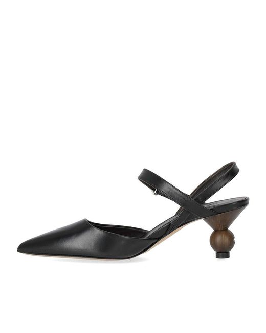 Weekend by Maxmara Black Palo Slingback Pump