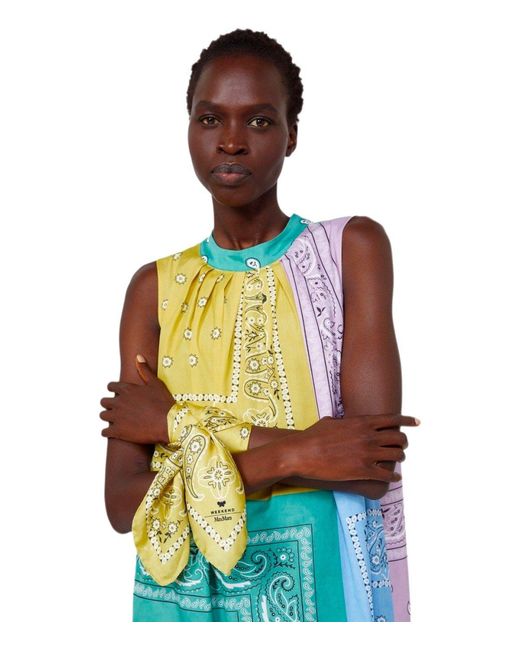 Weekend by Maxmara Green Pentola Foulard Scarf