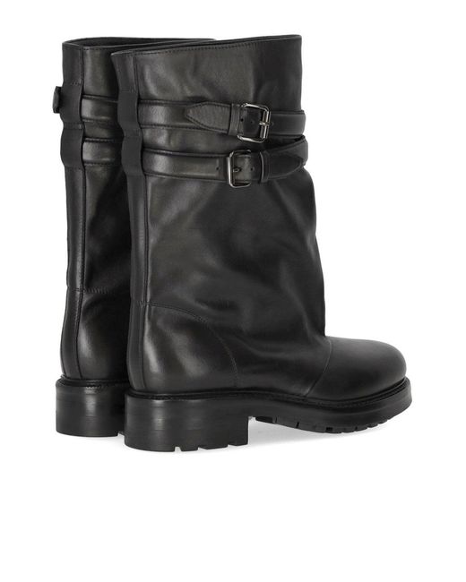 Strategia Black Biker Boot