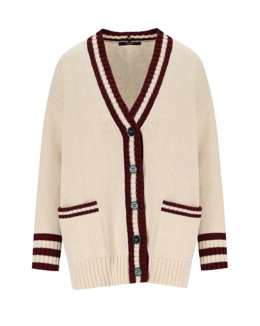 Weekend by Maxmara Natural Vicolo ecru cardigan