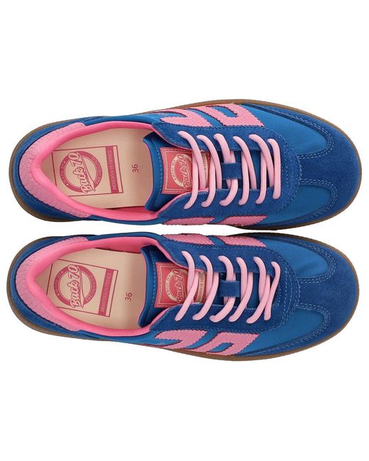 Back70 Blue Ghost Satin Sneaker