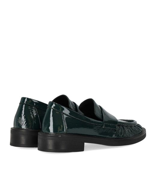 Strategia Black Grüner Loafer