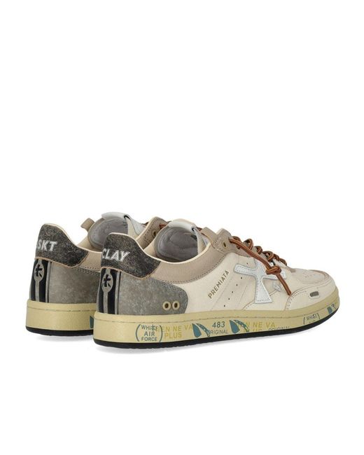 Premiata White Bsktclay 8163 Sneaker for men