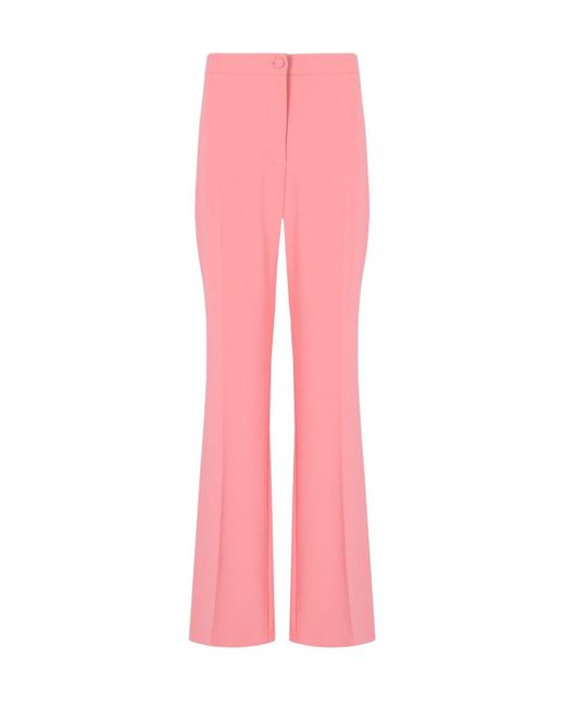 Pantalone Flare di Twinset in Pink