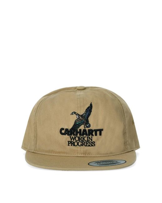 Carhartt Ducks Bourbon Cap in het Natural voor heren