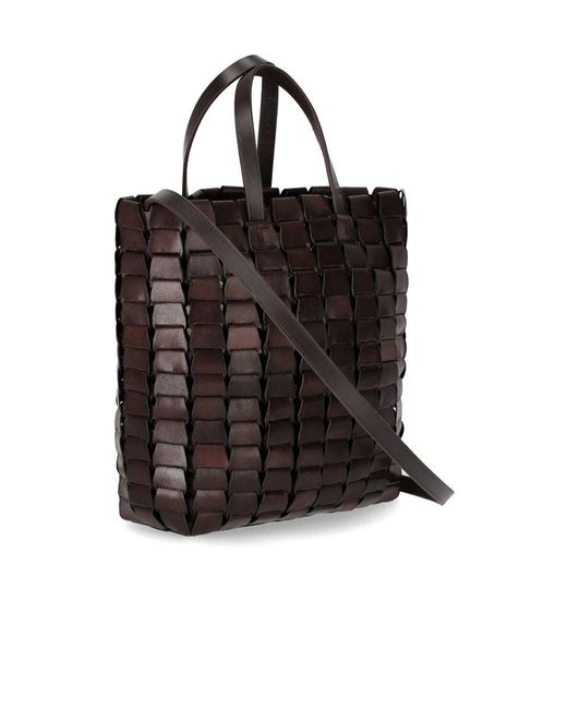 Borsa Tote Link di Dragon Diffusion in Black