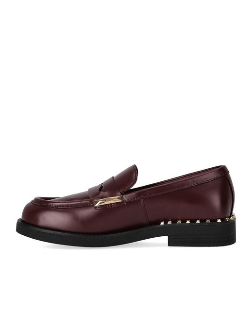 Ash Brown Whisper Burgundy Loafer