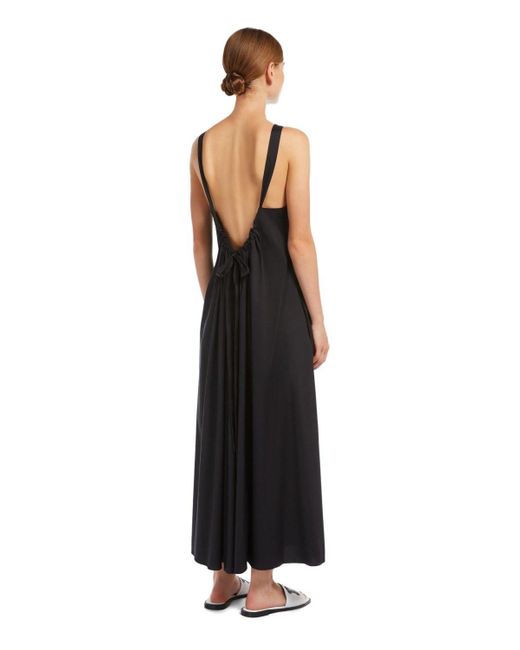 Abito Lungo Romea Beachwear di Max Mara in Black