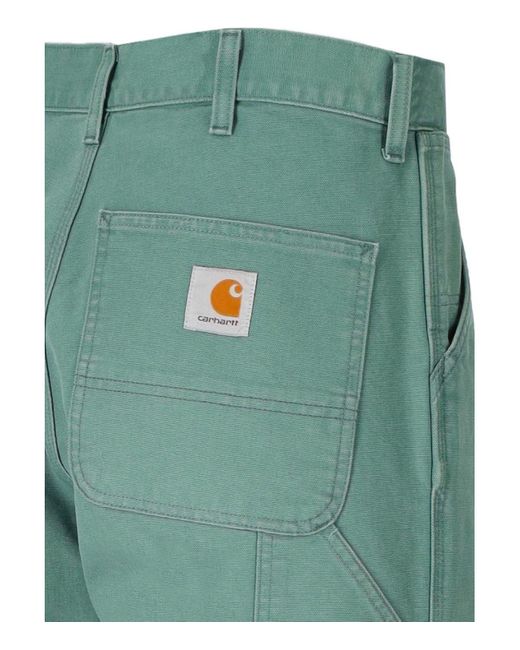 Carhartt Single knee silver pine hose in Green für Herren