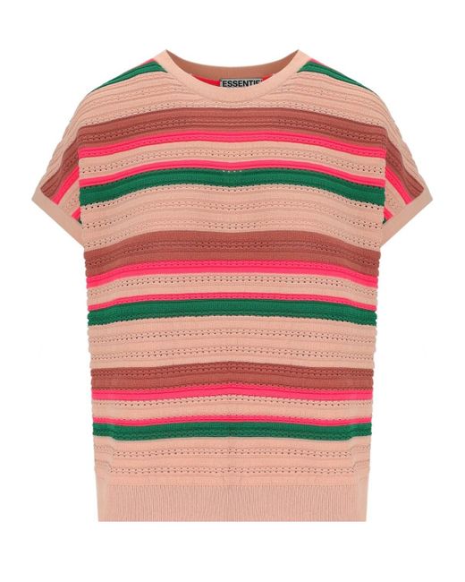 Essentiel Antwerp Pink Hali es strick-top