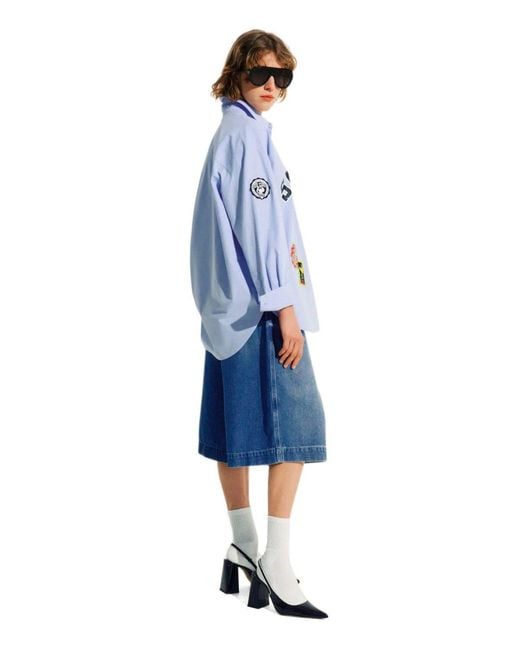 Essentiel Antwerp Blue Jirmuda Bermuda Shorts