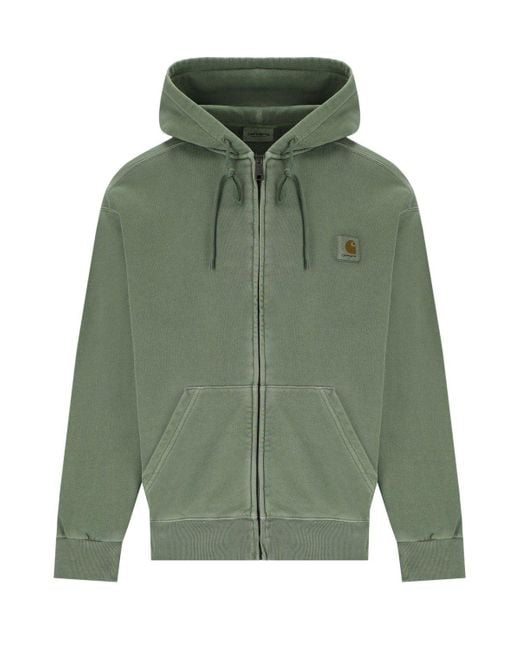 Carhartt Hoodie GrÃ¼ner Carhartt Pulli Quarter Zip Fleece Half Zip