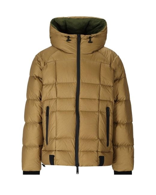 DSquared² Green Puff Beige Hooded Puffer for men