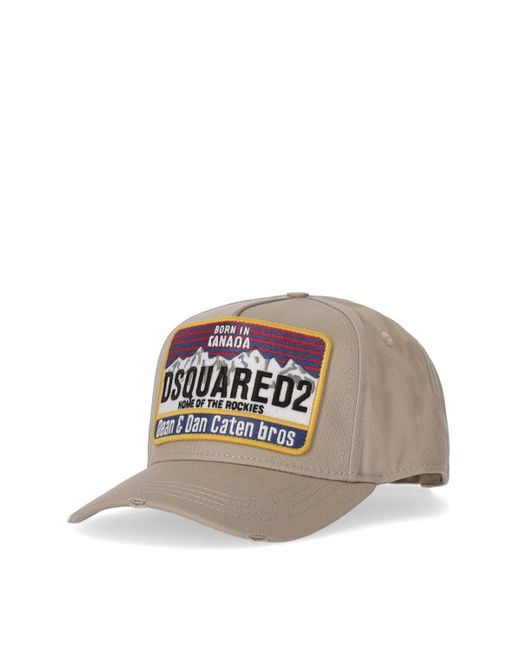Dsquared cap beige hotsell