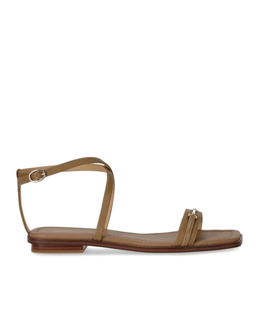 Sandalo Flat Lena di Michael Kors in Brown