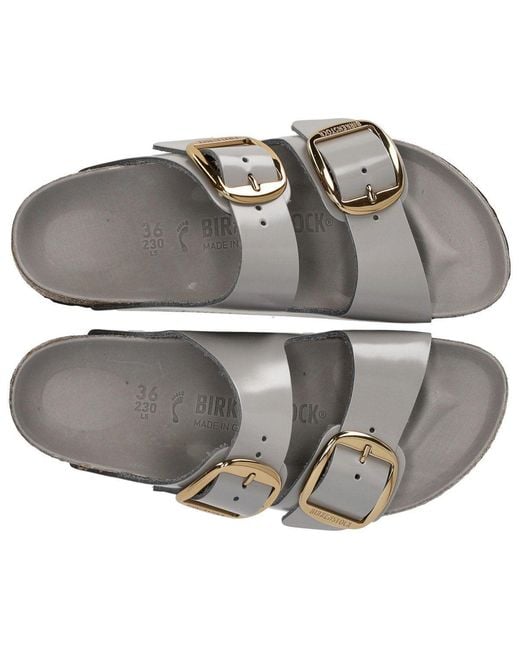 Birkenstock Brown Arizona Big Buckle Stone Sandal