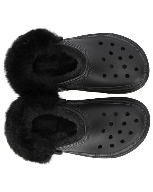 CROCSTM Black Stomp Lined Clog