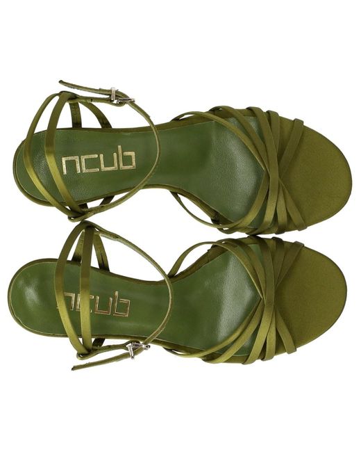 NCUB Green Mamy Heeled Sandal