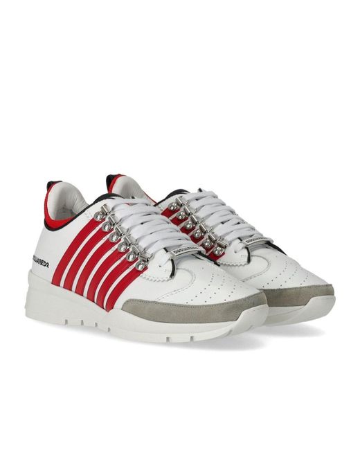 DSquared² Legendary White Red Sneaker for men