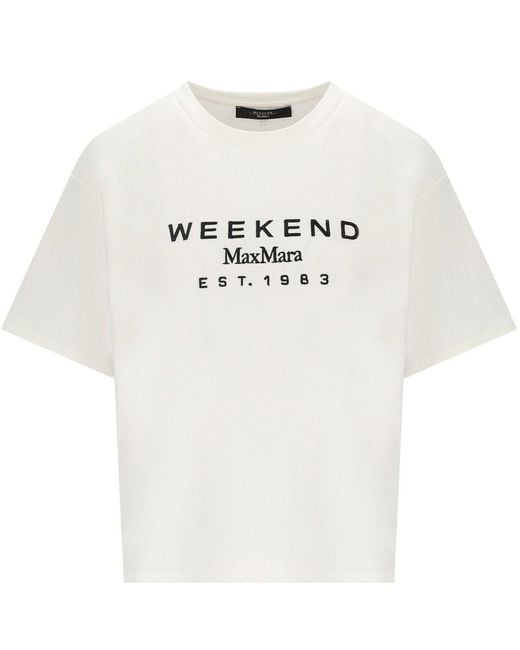 Weekend by Maxmara White Sabato T Shirt