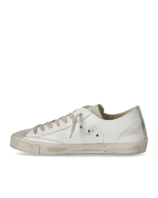 Sneaker prsx low legere bianca di Philippe Model in Gray da Uomo
