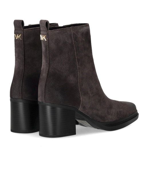 Michael Kors Black Lex Chocolate Stiefelette Mit Absatz