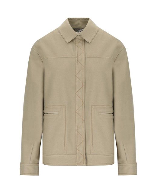 Weekend by Maxmara Natural Lepre Denim Effect Jacket