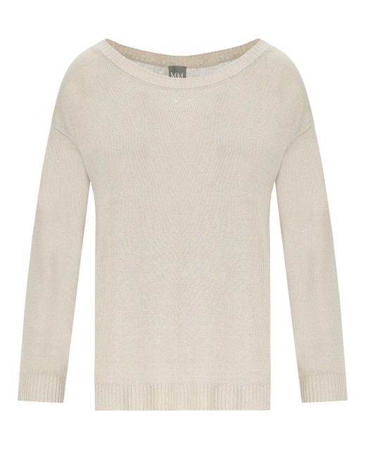 Maglia Girocollo Dandy di Max Mara in White
