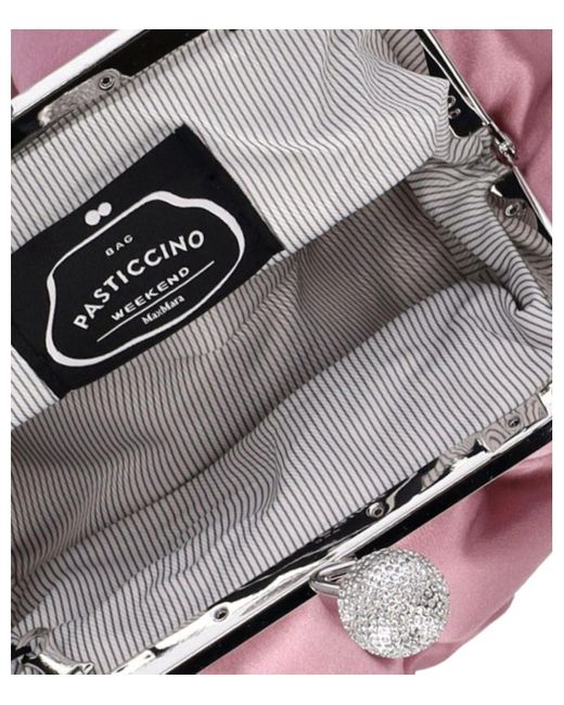Weekend by Maxmara Pink Pasticcino emmy small clutch