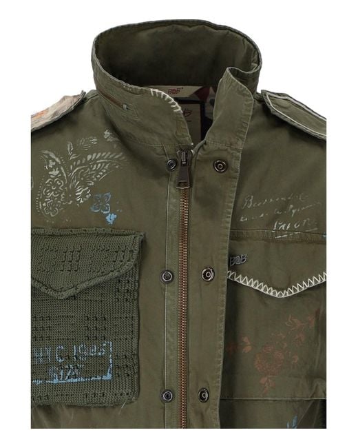 Giacca Army Militare di Bob in Green da Uomo