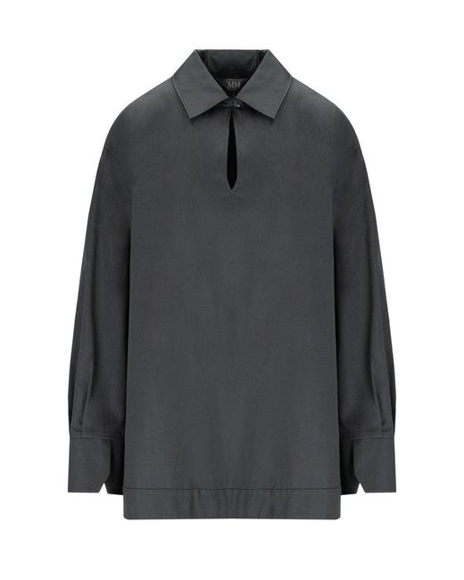 Max Mara Gray Abano Blouse