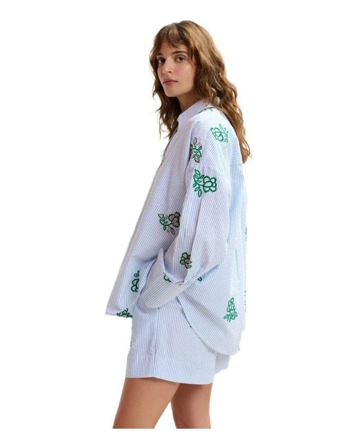 Essentiel Antwerp Blue Juste Slight Shorts