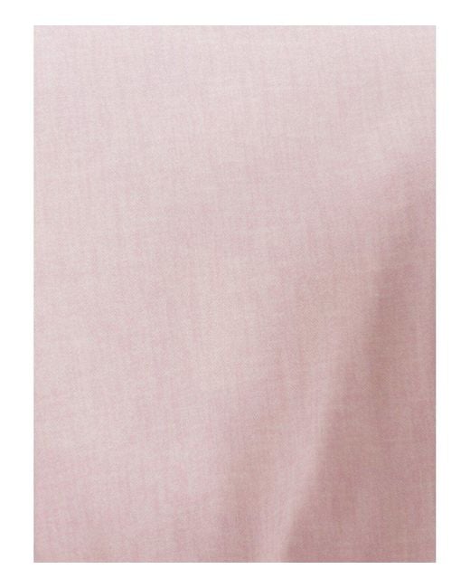 ARCHIVIUM Pink Linen Effect Shirt for men