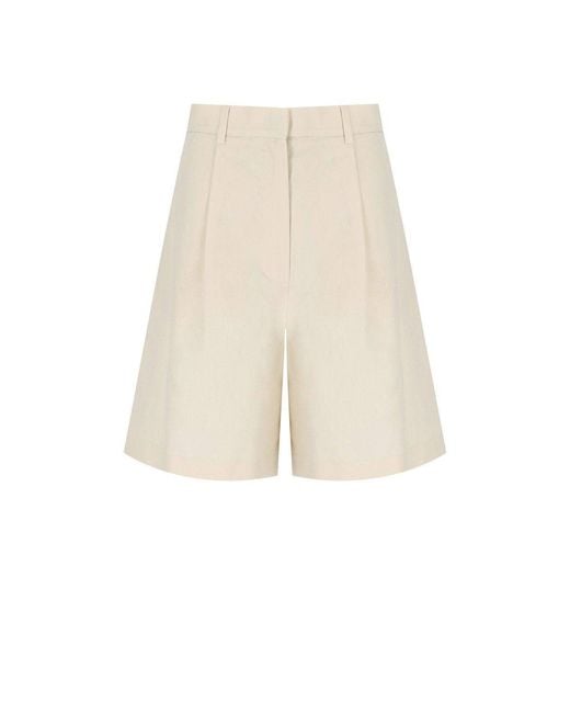 Weekend by Maxmara White Ecuba Ecru' Bermuda Shorts