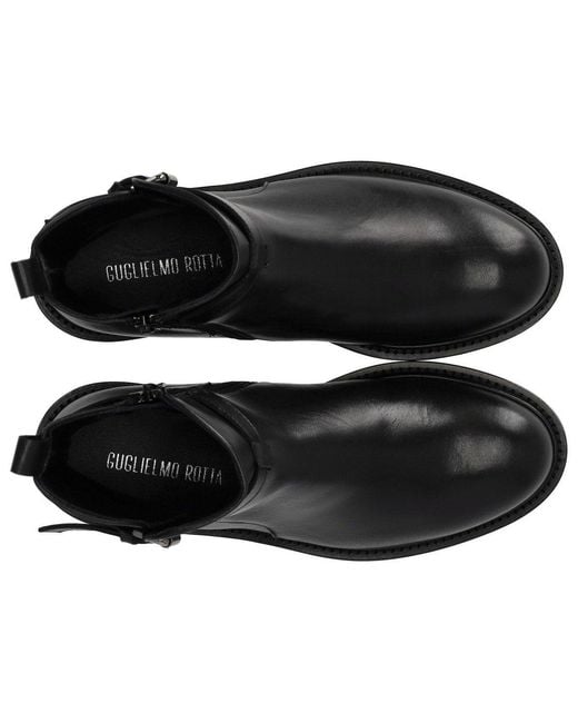 Guglielmo Rotta Black Peace Ankle Boot