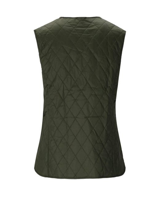 Barbour Green Markenfield Olivgrüne Wendeweste