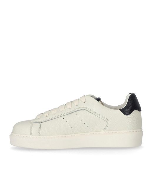 Doucal's Natural Katay Cream Sneaker for men