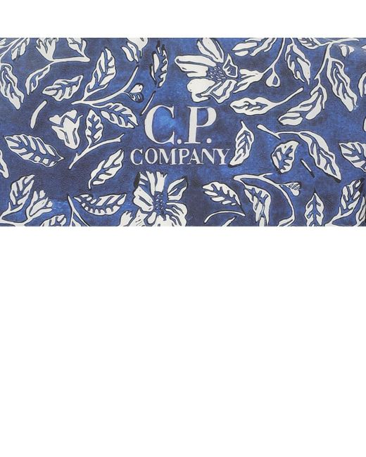 Camisa con flores C P Company de hombre de color Blue