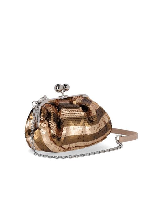 Weekend by Maxmara Natural Pasticcino Barca Small Clutch