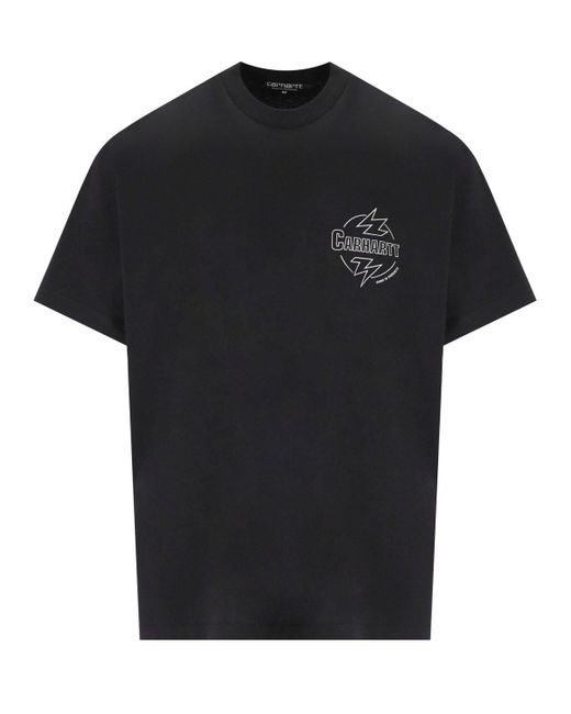 Carhartt S/s Ablaze T-shirt in het Black voor heren