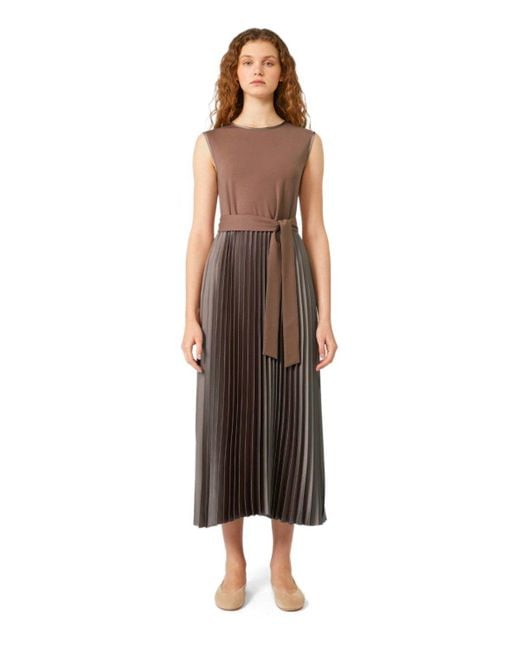 Weekend by Maxmara Brown Samuele Braunes Kleid