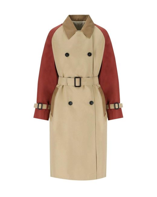 Trench reversibile canasta miele di Weekend by Maxmara in Natural
