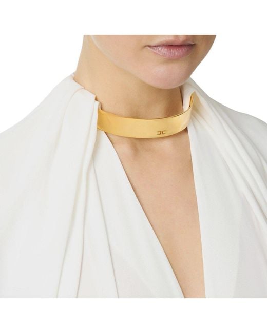Elisabetta Franchi White Jewel Blouse