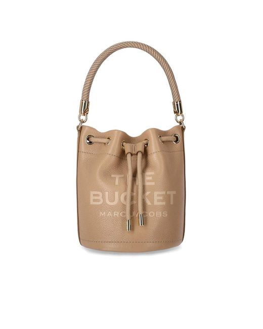 Marc Jacobs Natural The Leather Bucket Camel Bag