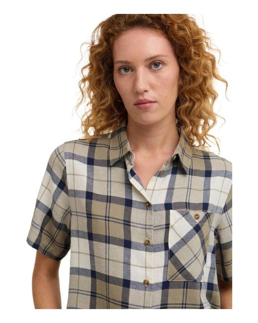 Barbour Gray Fern Shiirt
