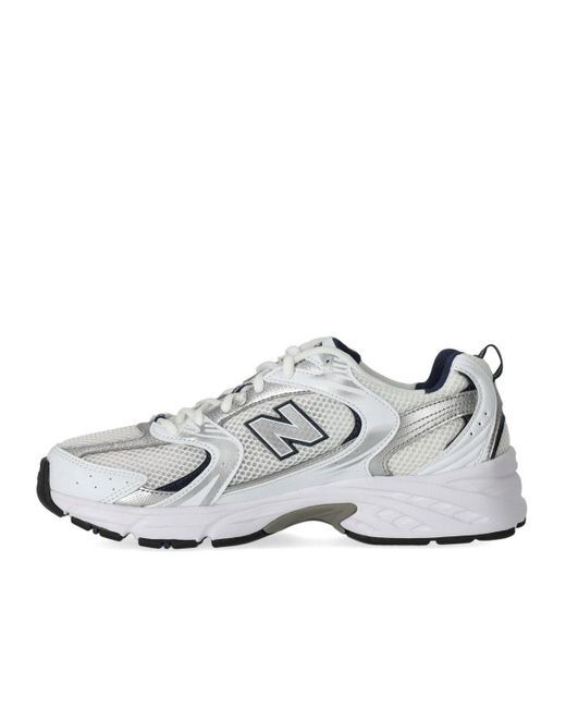 New Balance 530 weiss silber sneaker in White für Herren